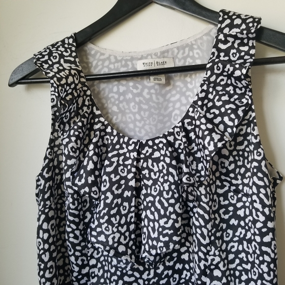 White House Black Market women's animal prints top - Picture 6 of 9